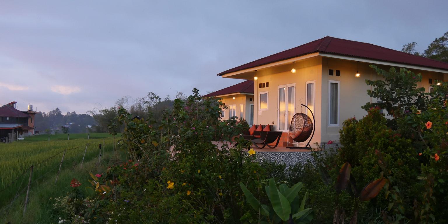 Rumah Tengah Sawah Sulawesi Indonesia