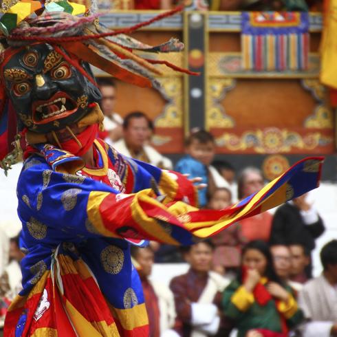 Bhutan Festival mask